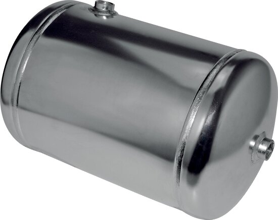 Exemplary representation: Stainless steel compressed air tank