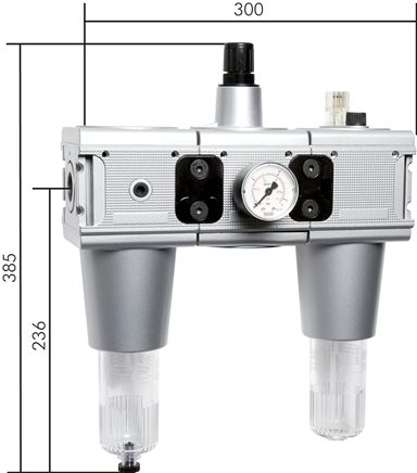 Exemplary representation: 3-part maintenance unit - Multifix series 5