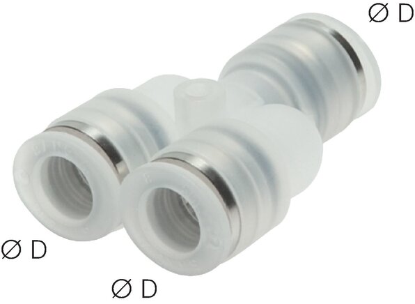 Exemplary representation: Y-connector polypropylene