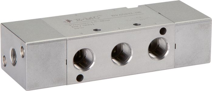 Exemplary representation: 5/2-way pneumatic pulse valve