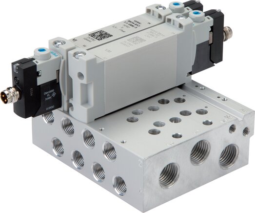 Exemplary representation: Festo multiple connection plate